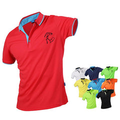 Short-Sleeved Polo Shirt With Coloured Inner Collar, Inner Placket, Collar And Sleeve Edge IWG FC One Dollar Only