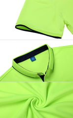 Short-Sleeved Polo Shirt With Coloured Inner Collar, Inner Placket, Collar And Sleeve Edge IWG FC One Dollar Only