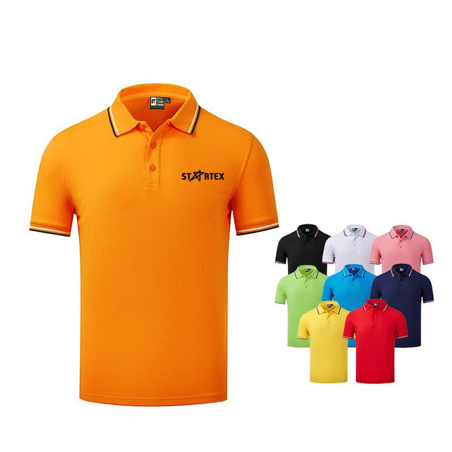 Womens Polo Shirt With Stripe Accent IWG FC One Dollar Only