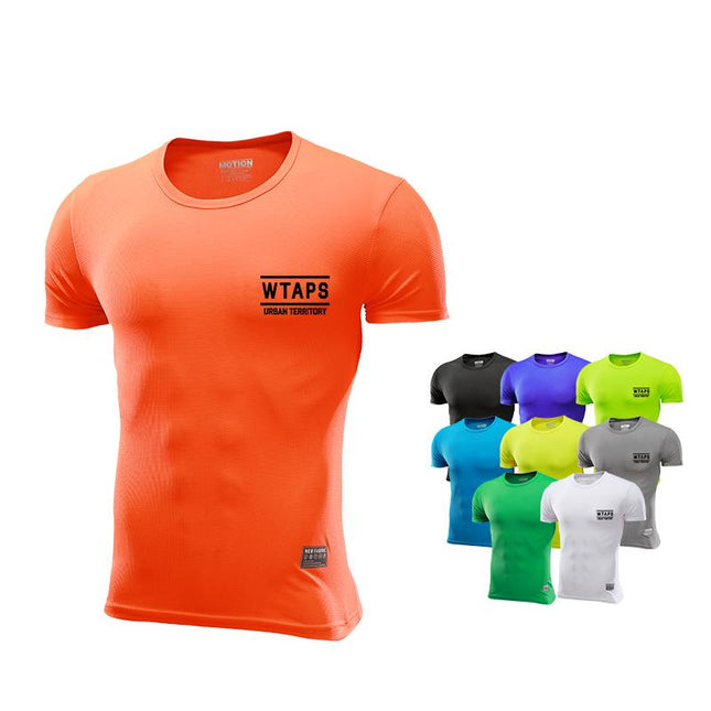 Quick Dry Round Neck T-Shirt with Reflective Strip IWG FC One Dollar Only