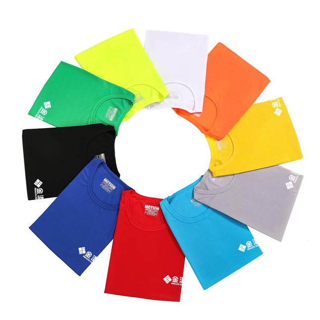 Checkered Quick Dry Round Neck Sports T-Shirt IWG FC One Dollar Only