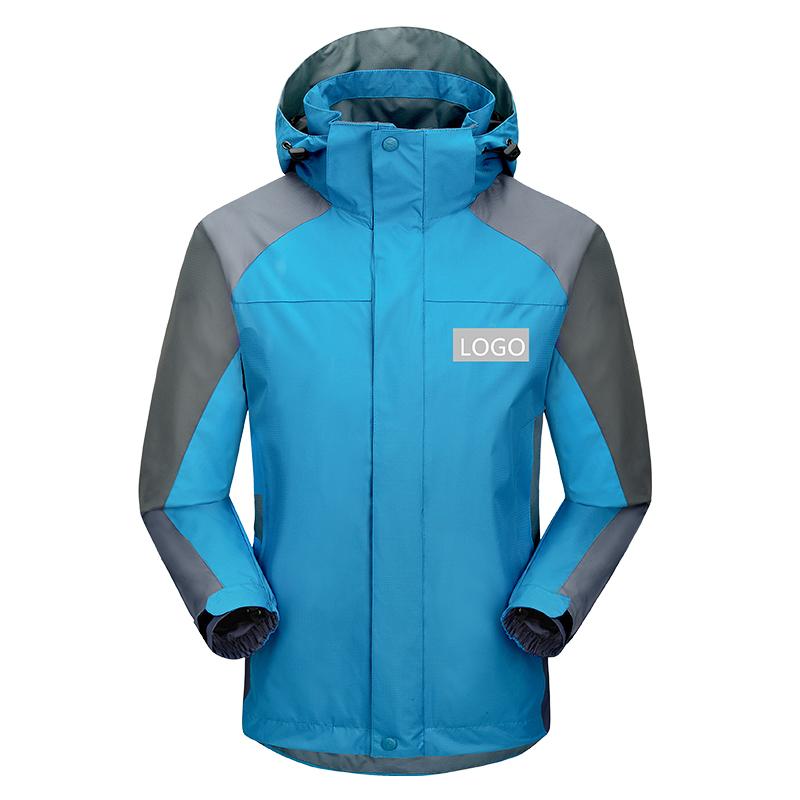 Zippered Long-Sleeved Waterproof Jacket For Men And Women IWG FC One Dollar Only