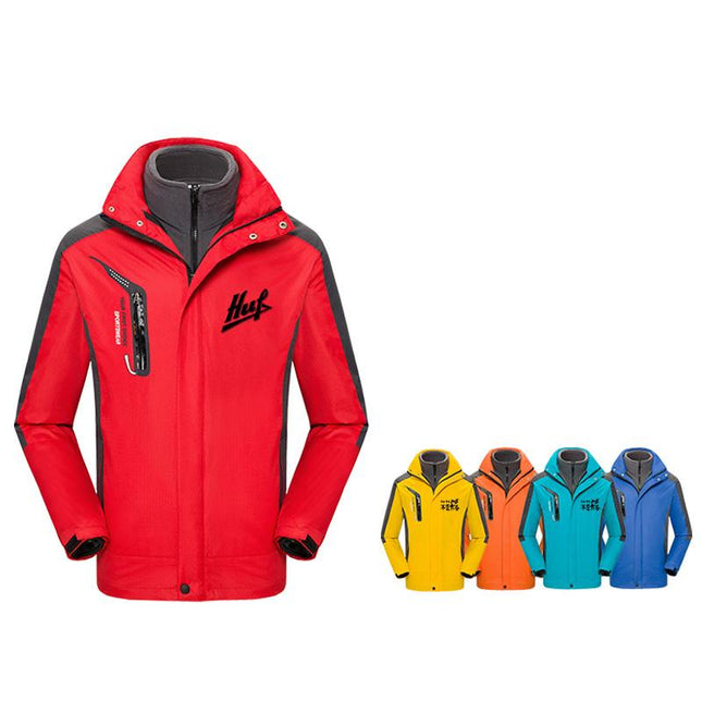 Zippered Long-Sleeved Waterproof Jacket With Removable Lining IWG FC One Dollar Only