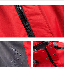 Zippered Long-Sleeved Waterproof Jacket With Removable Lining IWG FC One Dollar Only