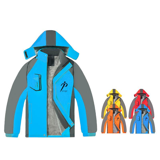 Zippered Long-Sleeved Waterproof Jacket With Lining IWG FC One Dollar Only