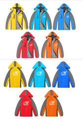Zippered Long-Sleeved Waterproof Jacket With Lining IWG FC One Dollar Only
