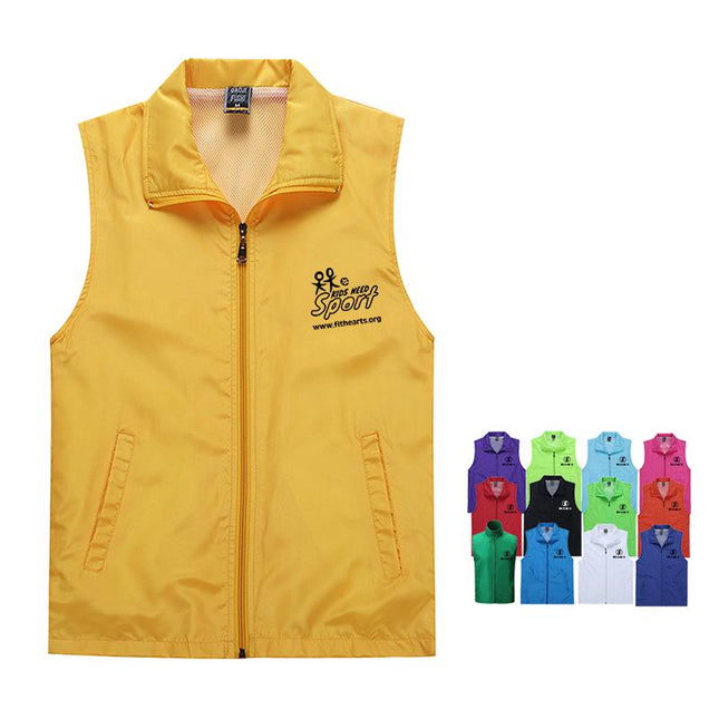 Zippered Sleeveless Jacket IWG FC One Dollar Only