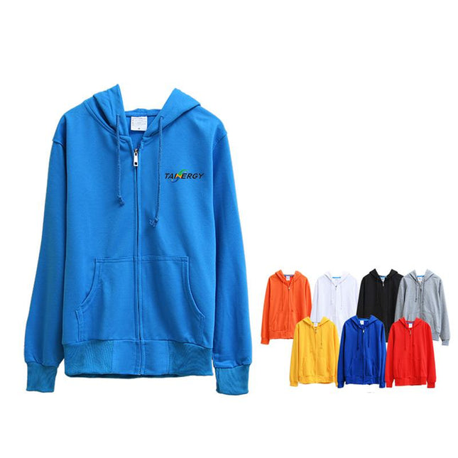 Zippered Long-Sleeved Terry Cloth Jacket With Hood IWG FC One Dollar Only