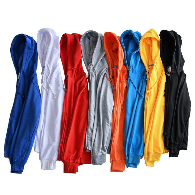 Zippered Long-Sleeved Terry Cloth Jacket With Hood IWG FC One Dollar Only