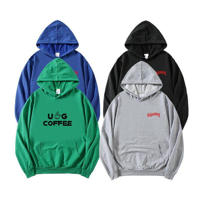 Round Neck Long Sleeves Sweater with Hood IWG FC One Dollar Only