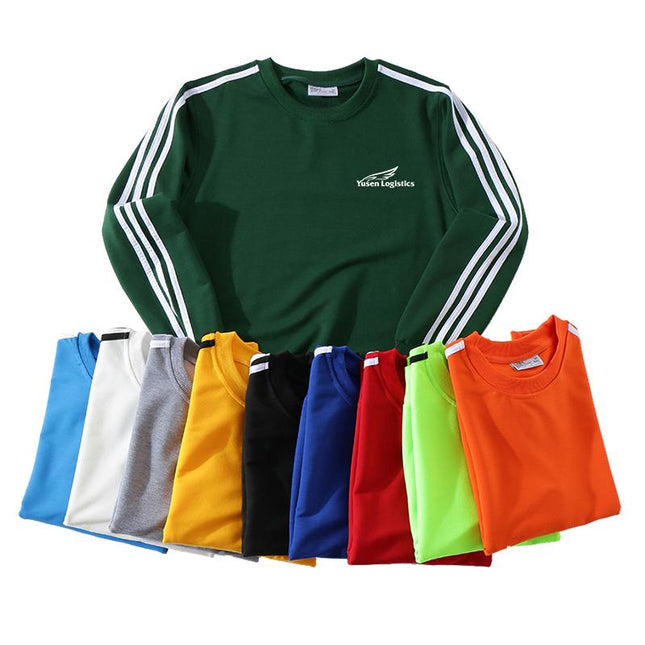 Three-Bar Stripe Design Round Neck Sweater IWG FC One Dollar Only
