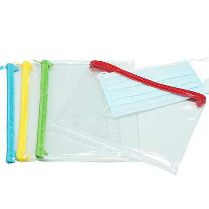 Transparent PVC A5 Zip Case Cases One Dollar Only