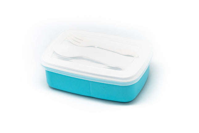 Plastic Lunch Box With Cutlery Personal Care One Dollar Only