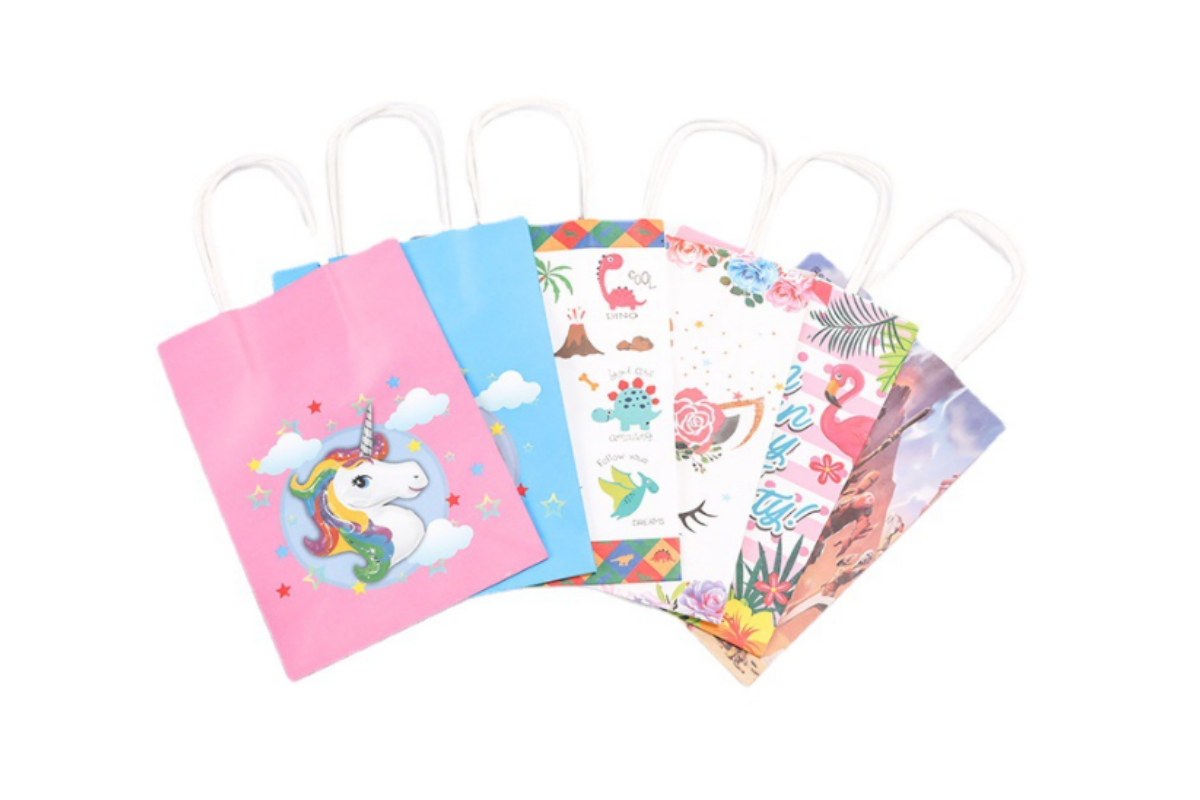 Whimsical Design Paper Bag Bags One Dollar Only