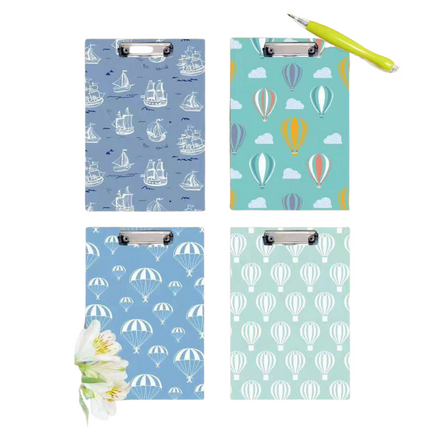 Whimsical Pattern Clipboard Files and Folders One Dollar Only