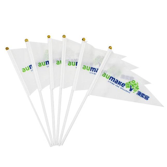 Small White Hand Flags IWG FC One Dollar Only