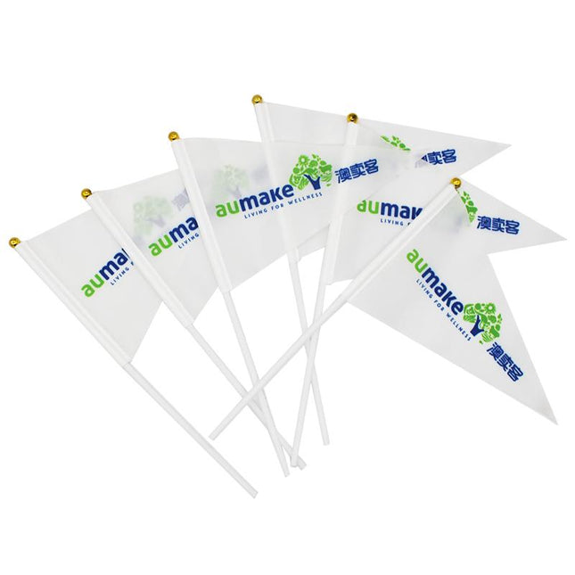 Small White Hand Flags IWG FC One Dollar Only