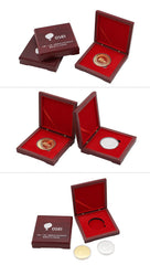 Wooden Box With Commemorative Coin Set IWG FC One Dollar Only