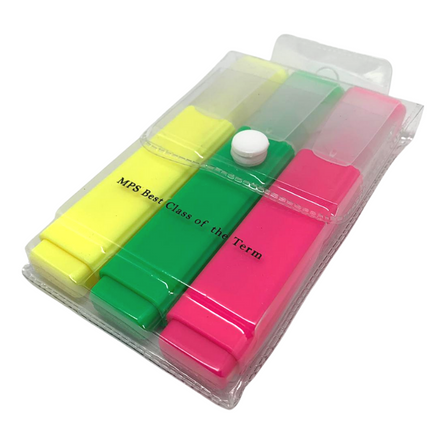 Set of 3 Highlighters Everyday Stationery One Dollar Only