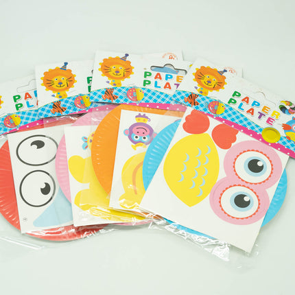DIY Paper Plates Art Craft & D.I.Y One Dollar Only