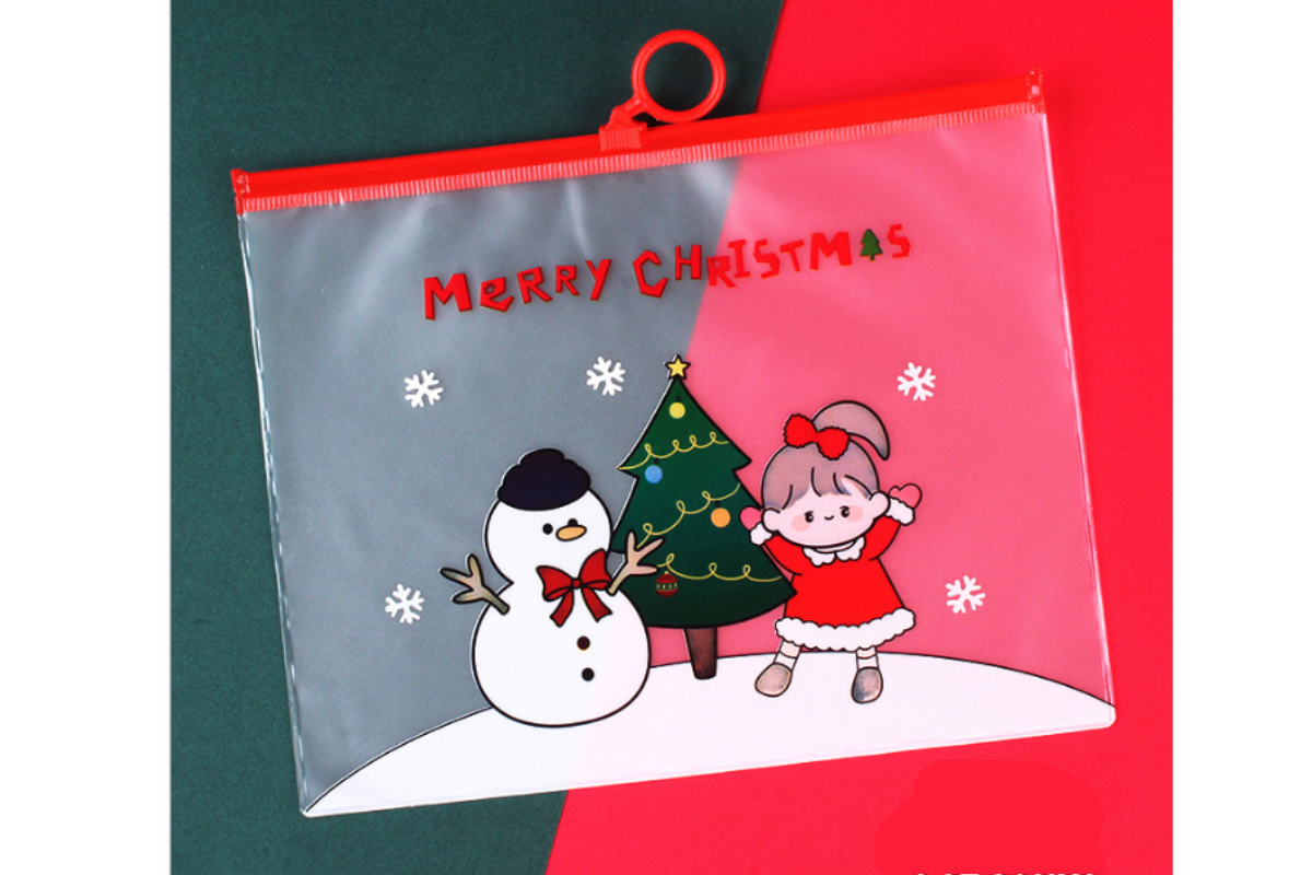Christmas Theme Zip Case Cases One Dollar Only