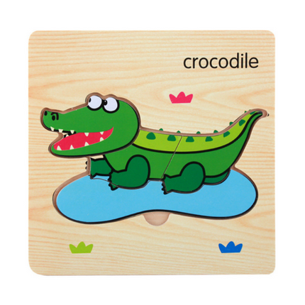Animal Design Wooden Jigsaw Puzzle Games and Toys One Dollar Only