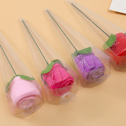 Rose Flower Towel Gift Ideas and Novelties One Dollar Only