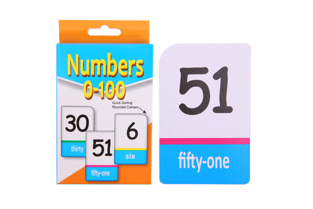 Numbers Flash Cards Games and Toys One Dollar Only