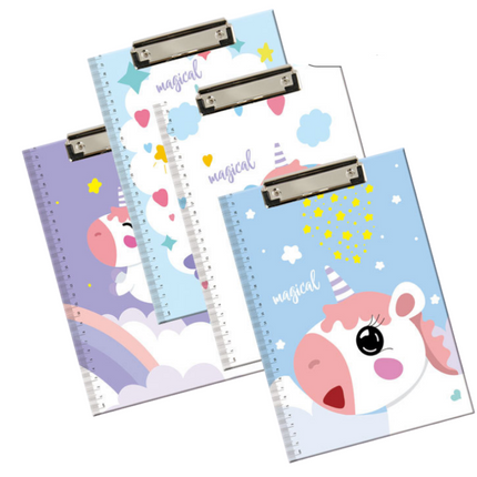 A4 Unicorn Theme Clip Folder Files and Folders One Dollar Only