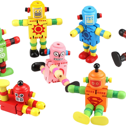 Wooden Toy Robot Games and Toys One Dollar Only