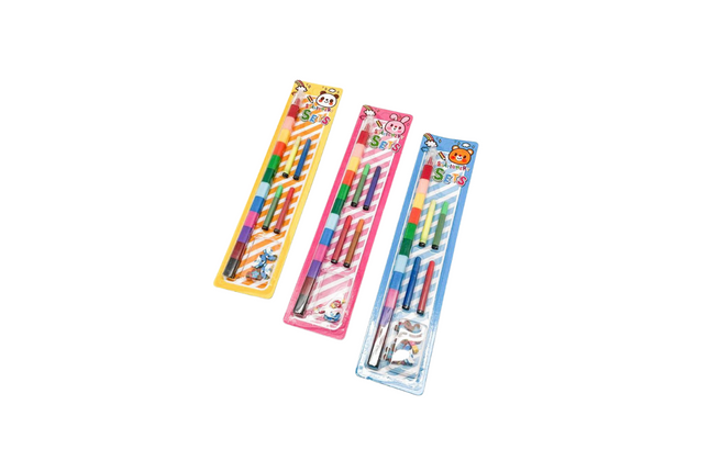 Marker and Crayon Stationery Set Stationery Set One Dollar Only