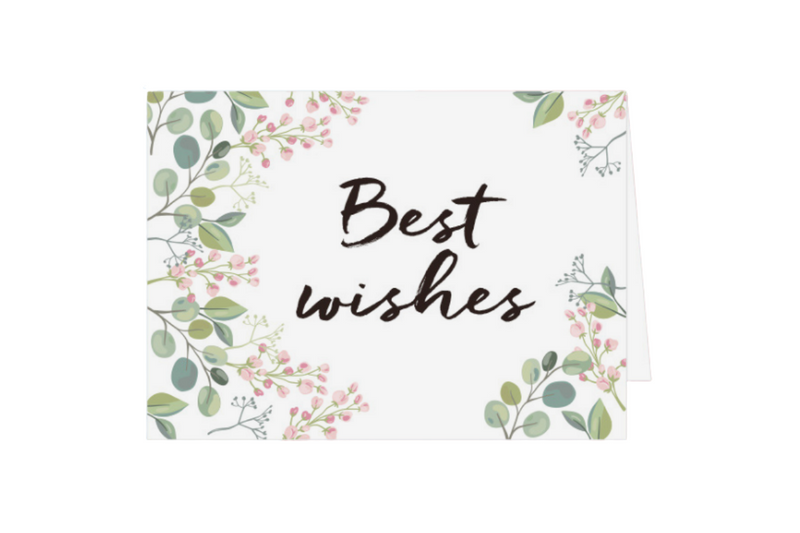 Best Wishes Greeting Card Everyday Stationery One Dollar Only