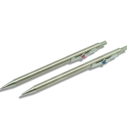 Stainless Steel Heart-shaped Clip Mechanical Pencil Pencils One Dollar Only