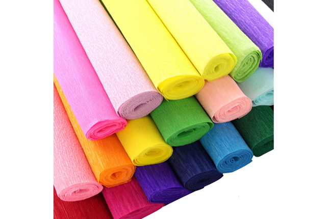 Crepe Paper Art Craft & D.I.Y One Dollar Only