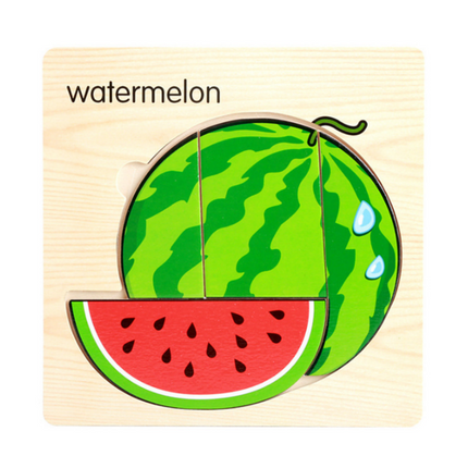Fruit Design Wooden Jigsaw Puzzle Games and Toys One Dollar Only