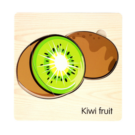 Fruit Design Wooden Jigsaw Puzzle Games and Toys One Dollar Only