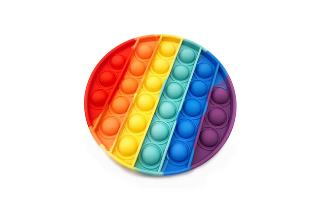 Rainbow Pop It Fidget Toy Games and Toys One Dollar Only