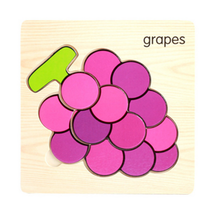 Fruit Design Wooden Jigsaw Puzzle Games and Toys One Dollar Only