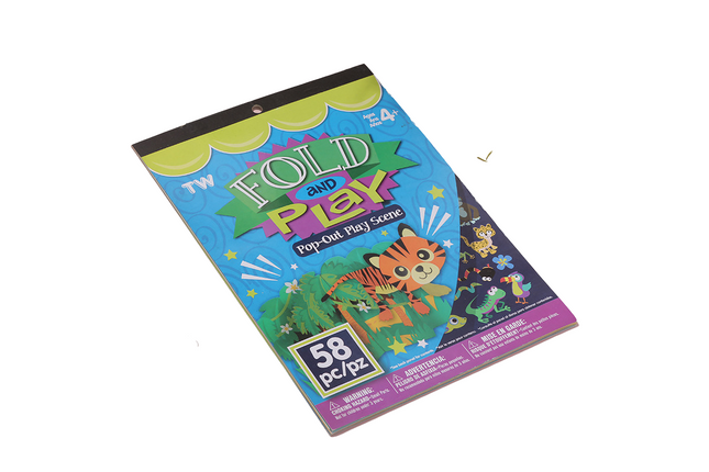Pop Out Scene DIY Fold and Play Book Art Craft & D.I.Y One Dollar Only