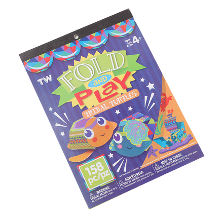 Turtle Theme DIY Fold and Play Book Art Craft & D.I.Y One Dollar Only