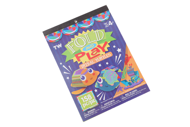 Turtle Theme DIY Fold and Play Book Art Craft & D.I.Y One Dollar Only