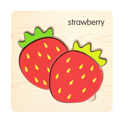Fruit Design Wooden Jigsaw Puzzle Games and Toys One Dollar Only