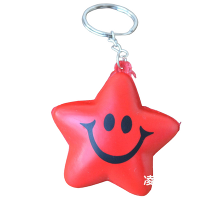 Star Stress Ball Keychain Key Chains One Dollar Only