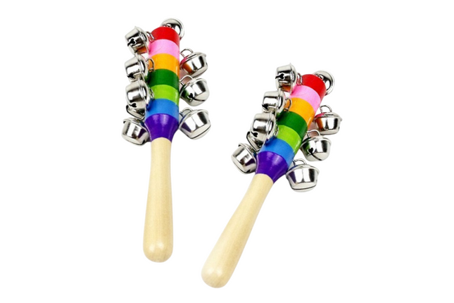 Wooden Shaker Bells Games and Toys One Dollar Only