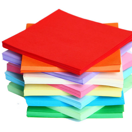 Square Coloured Paper Everyday Stationery One Dollar Only