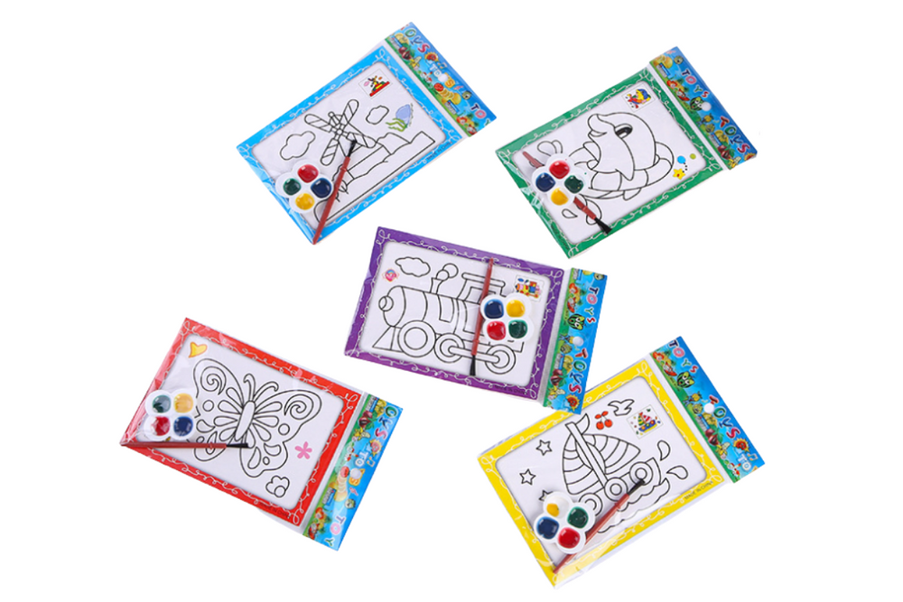 DIY Watercolor Painting Board One Dollar Only