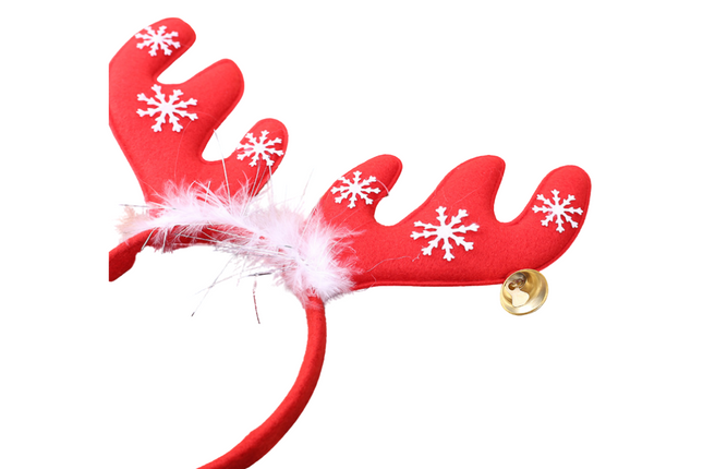 Christmas Reindeer Design Head Band Seasonal One Dollar Only