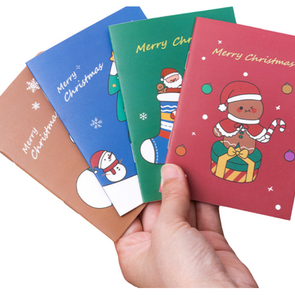 Christmas Gingerbread Man Design Notebook Seasonal One Dollar Only