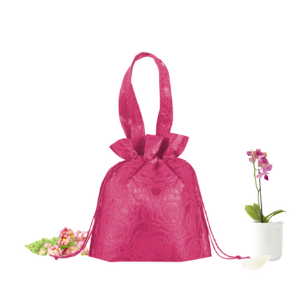 Chinese New Year Solid Colour Non-Woven Drawstring Bag Seasonal One Dollar Only