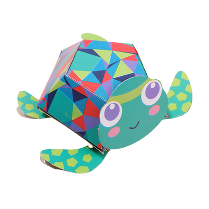 Turtle Theme DIY Fold and Play Book Art Craft & D.I.Y One Dollar Only